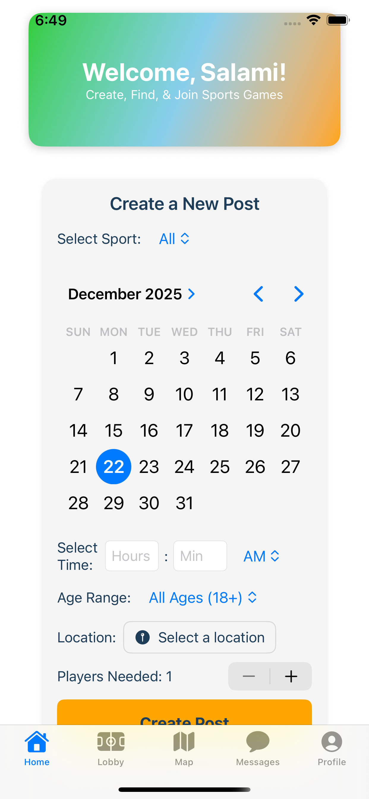 YouPlaySports gallery image