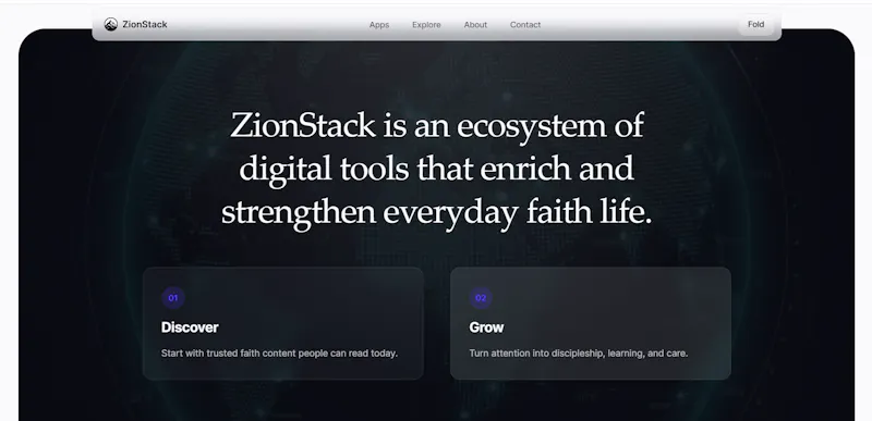 ZionStack screenshot 1