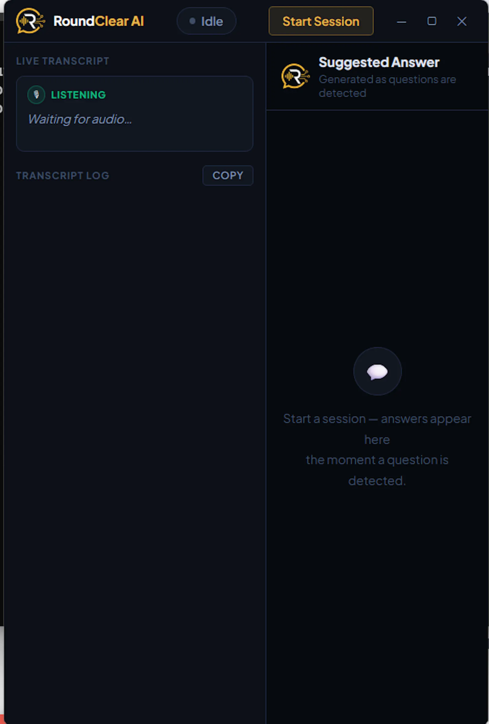 RoundClear AI screenshot 1