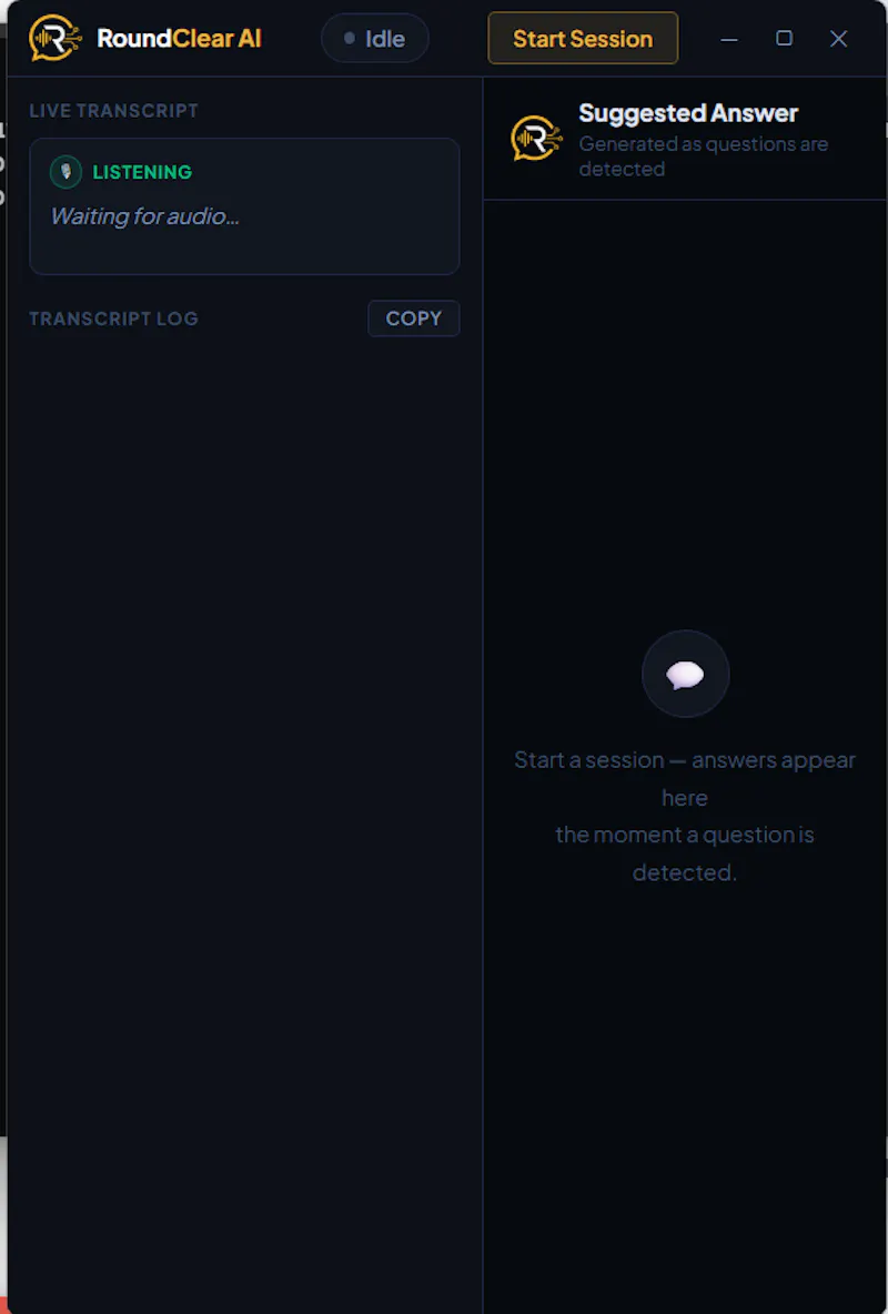 RoundClear AI screenshot 1