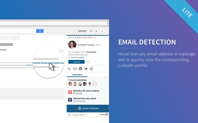 LinkedIn Sales Navigator Lite for Gmail gallery image