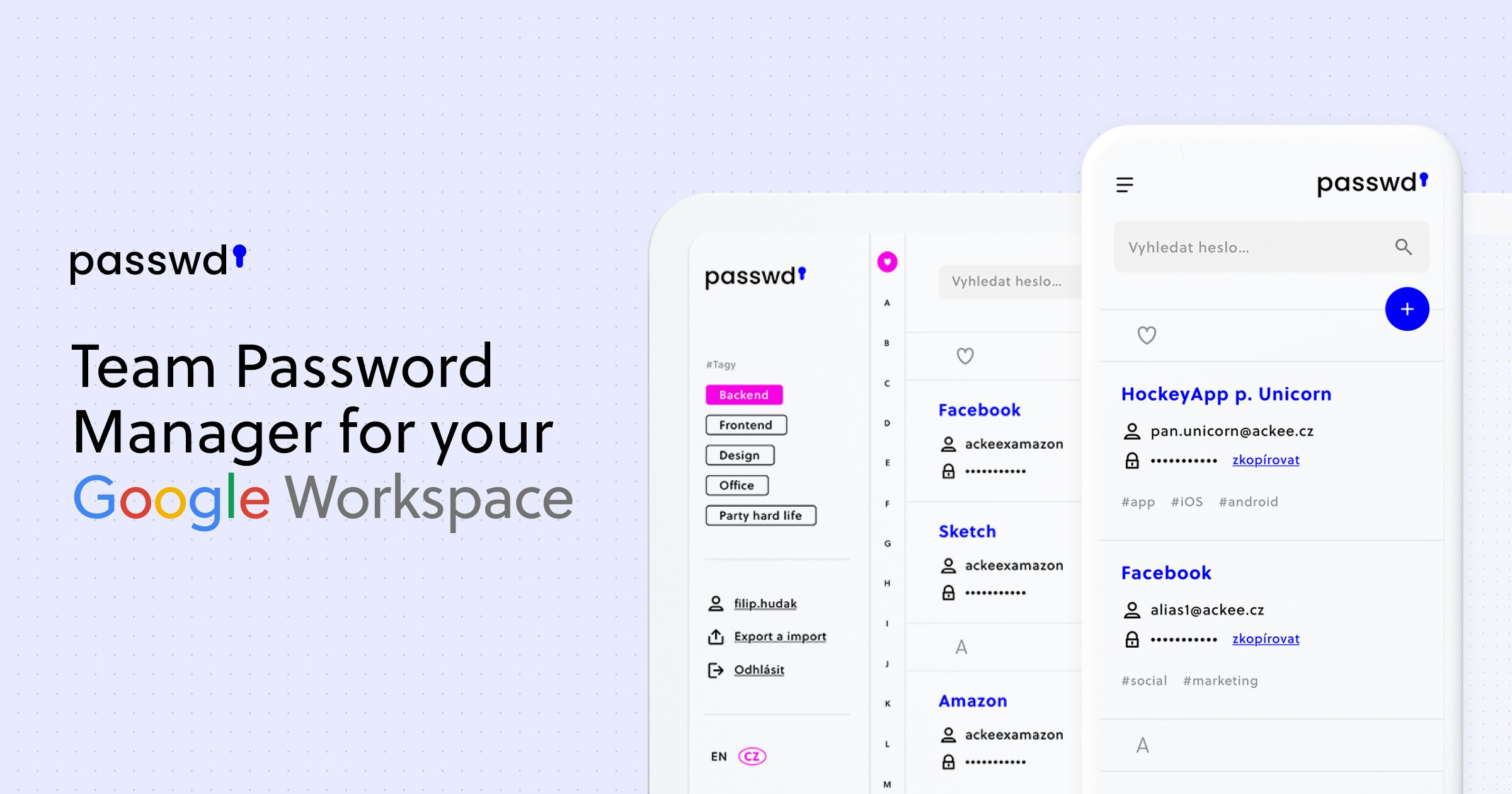 Passwd.team- 팀 비밀번호 관리자 - Google Workspace 사용자의 팀 비밀번호 관리자 미디어 1