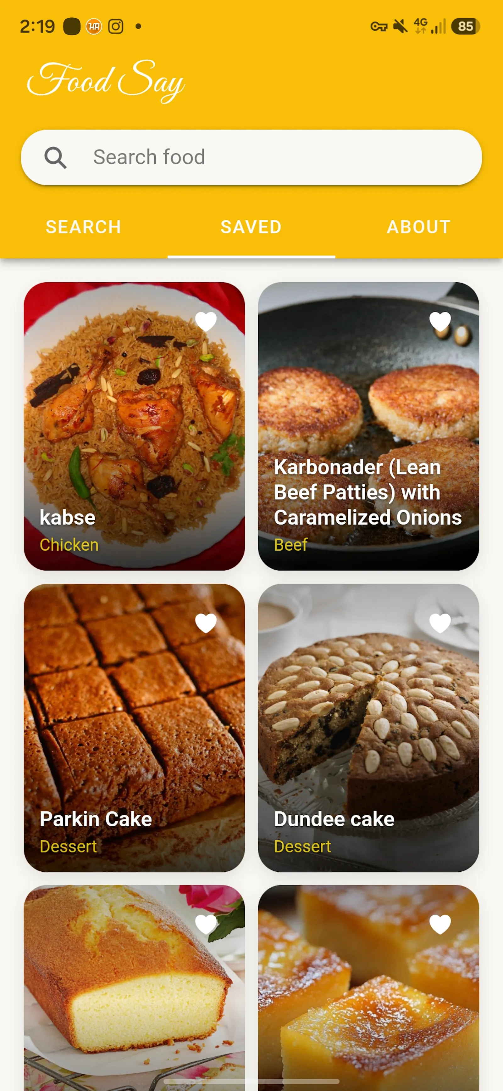 FOOD SAY screenshot 3