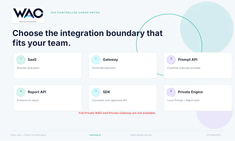 WAO - Waltrump AI Orchestrator screenshot 9