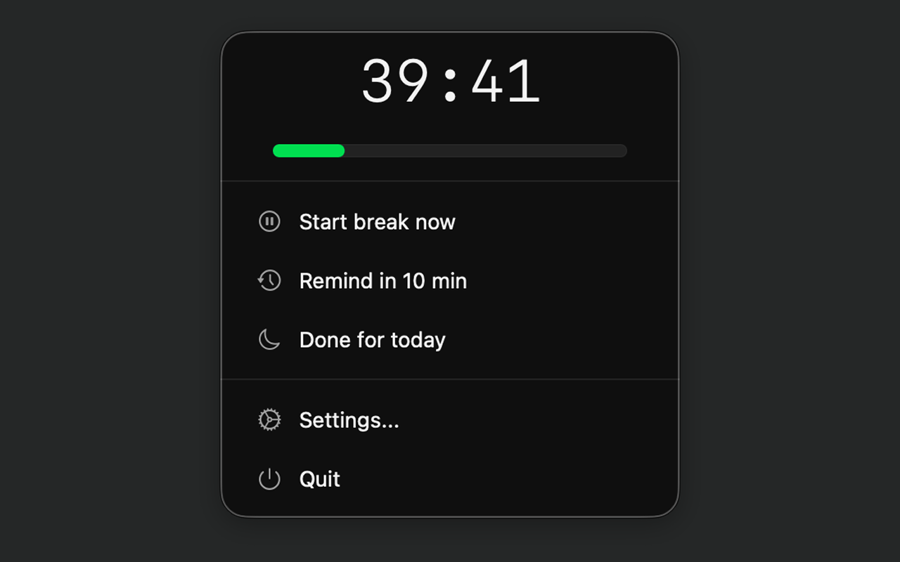 BreakOverlay - Eye Break Timer gallery image