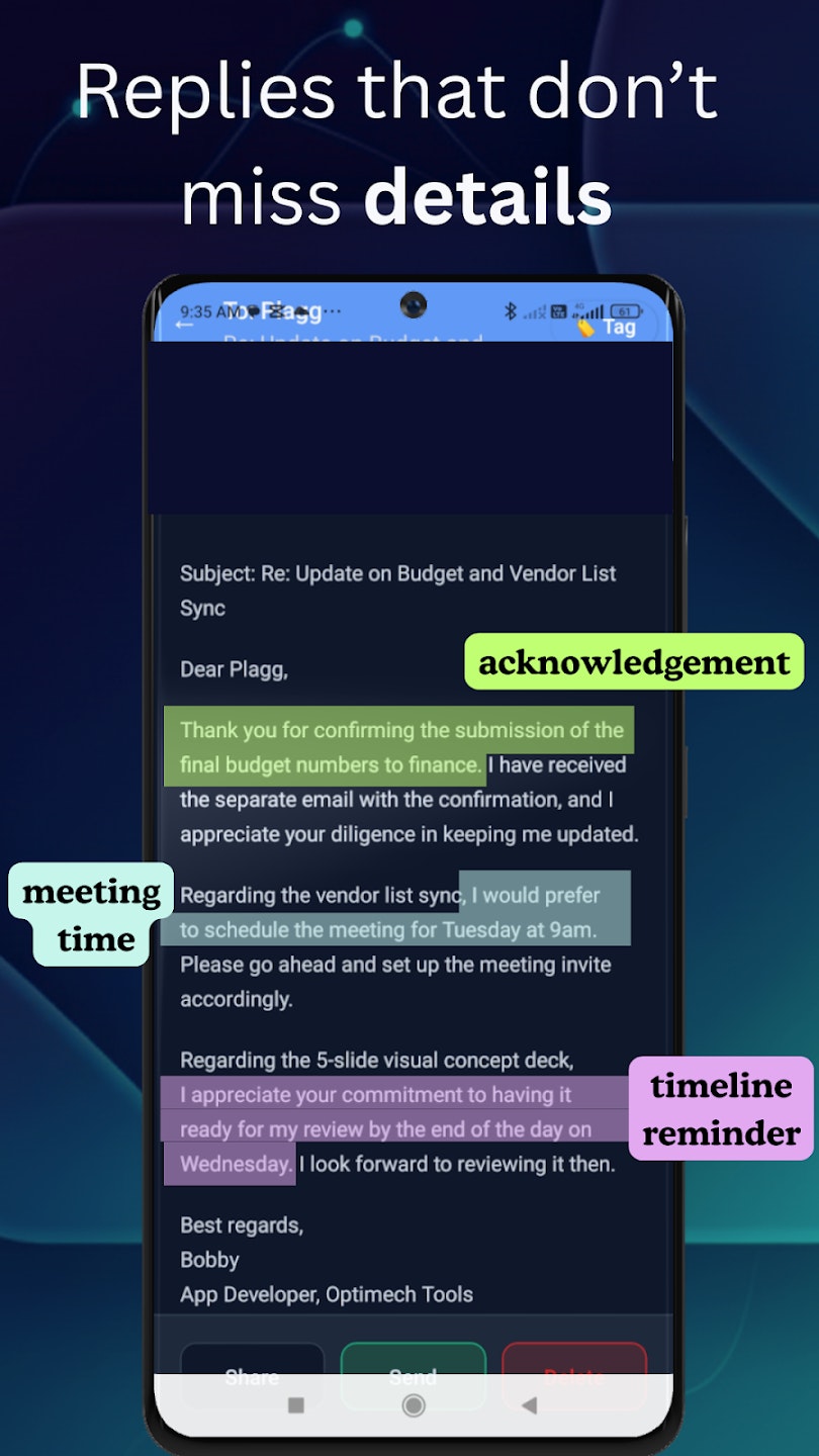 AI Email Reply - Admin Killer - Screenshot 2 showing product features and functionality
