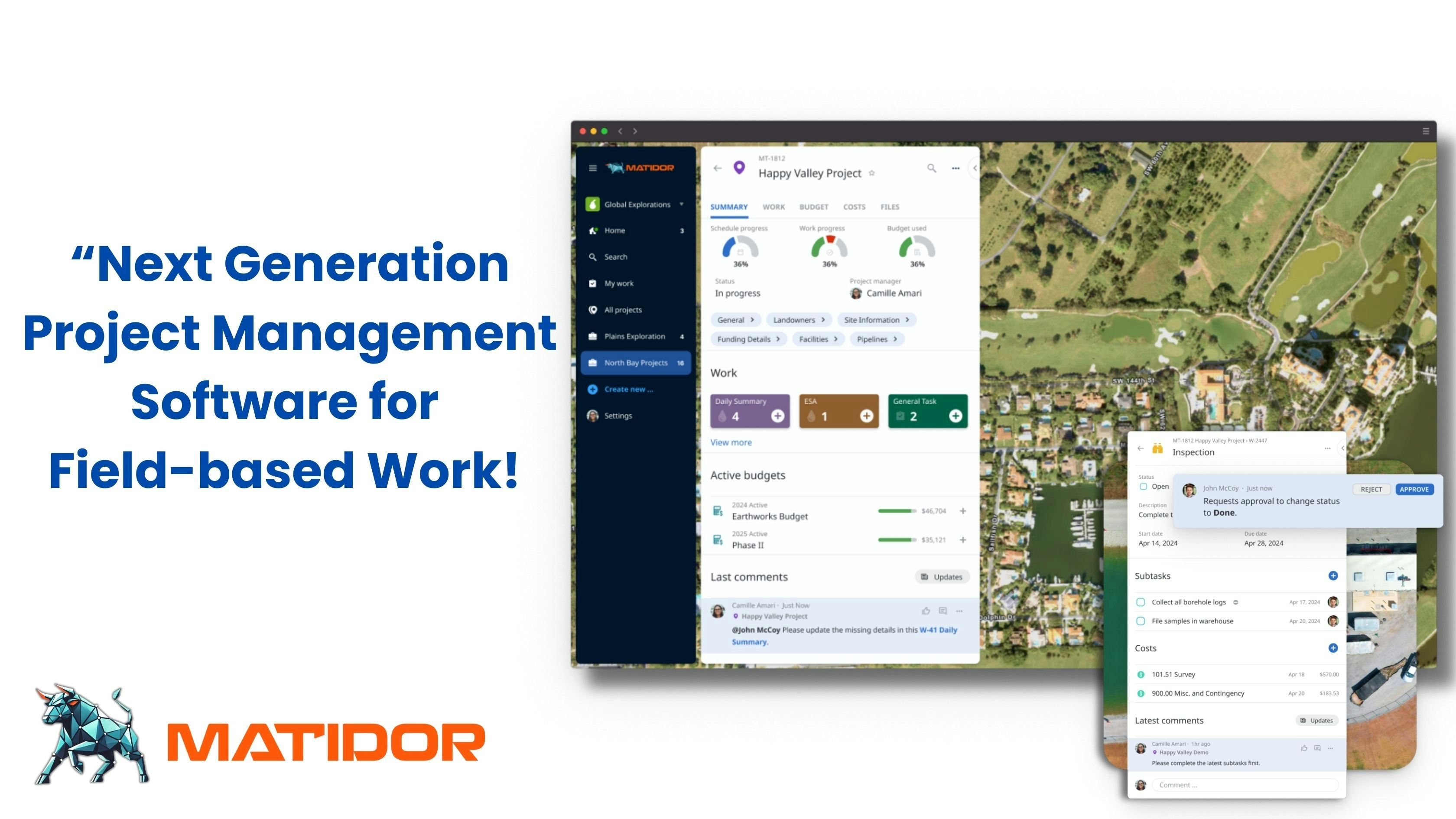 Mídia 4 de Matidor Qi - Software de gerenciamento de projetos de próxima geração para serviço de campo