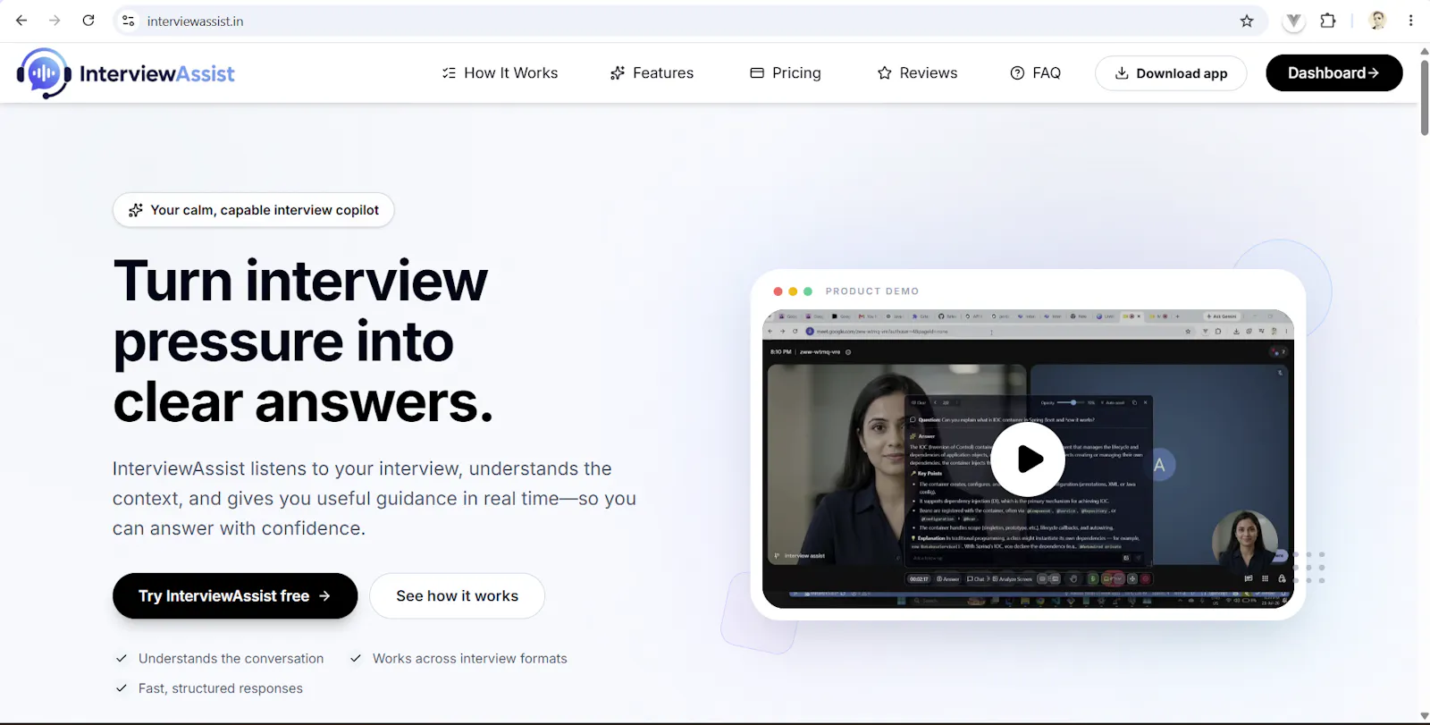 Interview Assist screenshot 1