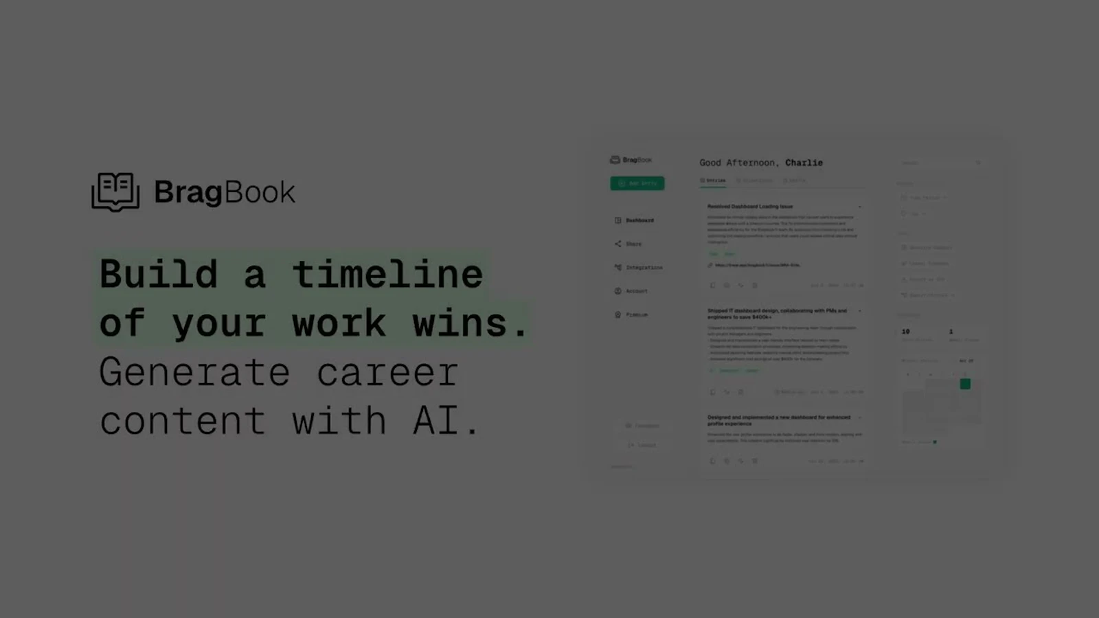 BragBook screenshot 1 (video preview)