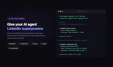 LinkedIn CLI gallery image