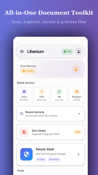 Lihenium のプロダクトバナー