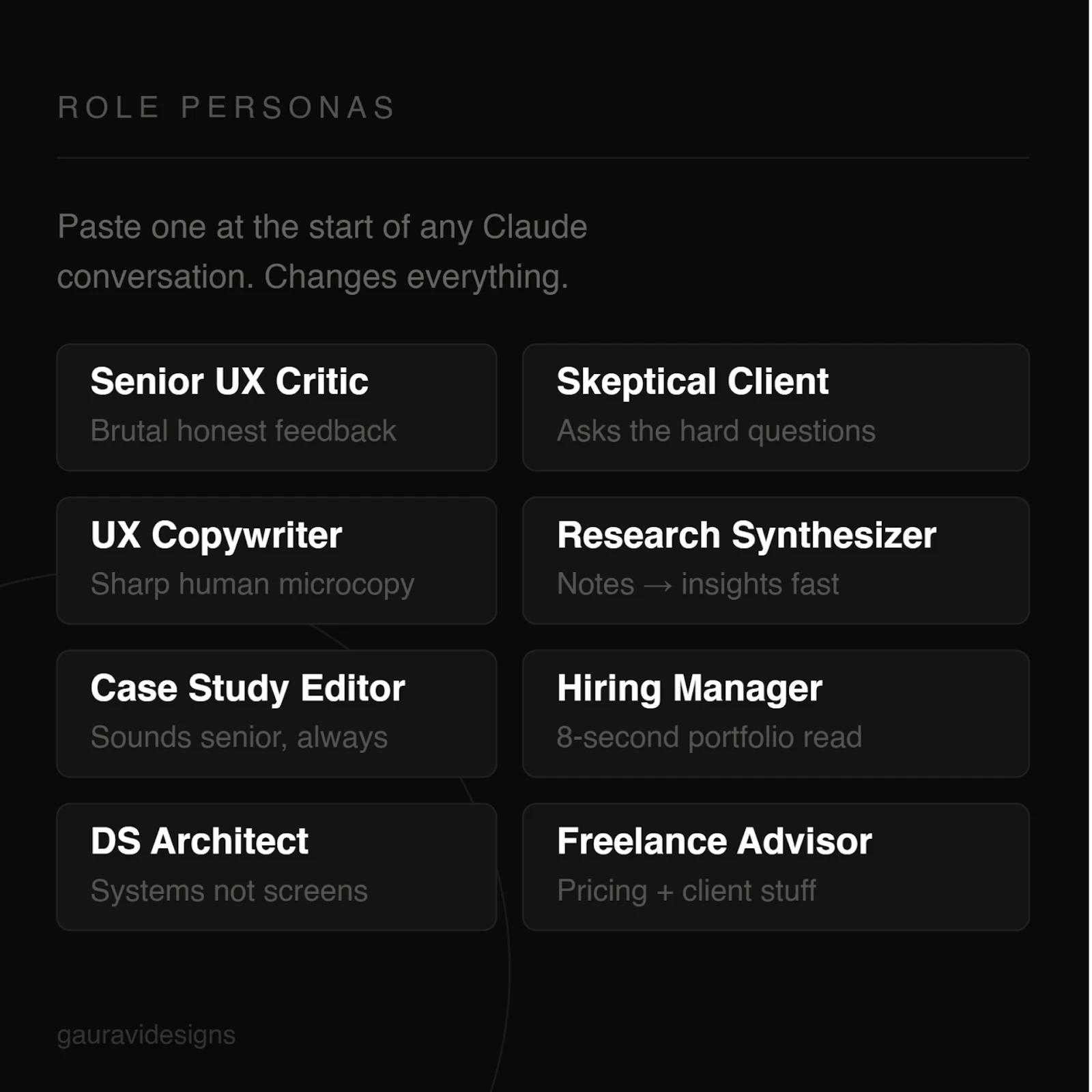 Claude for Designers Complete Ai toolkit screenshot 2