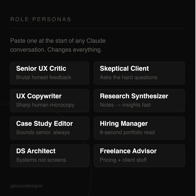 Claude for Designers Complete Ai toolkit screenshot 2