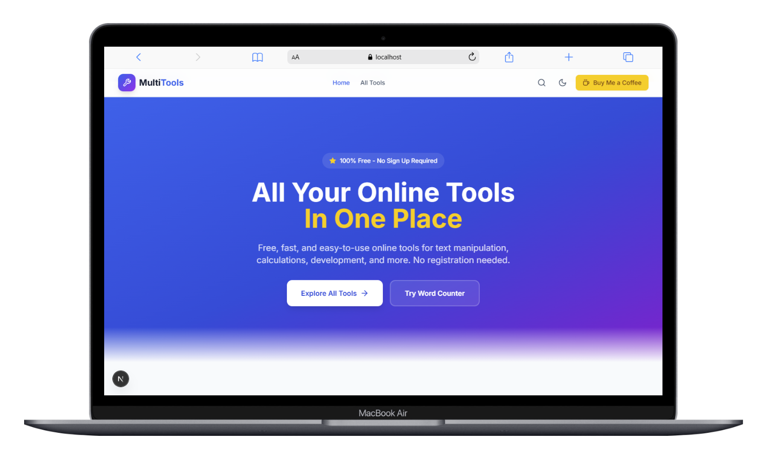 MultiTools - Screenshot 2 showing product features and functionality