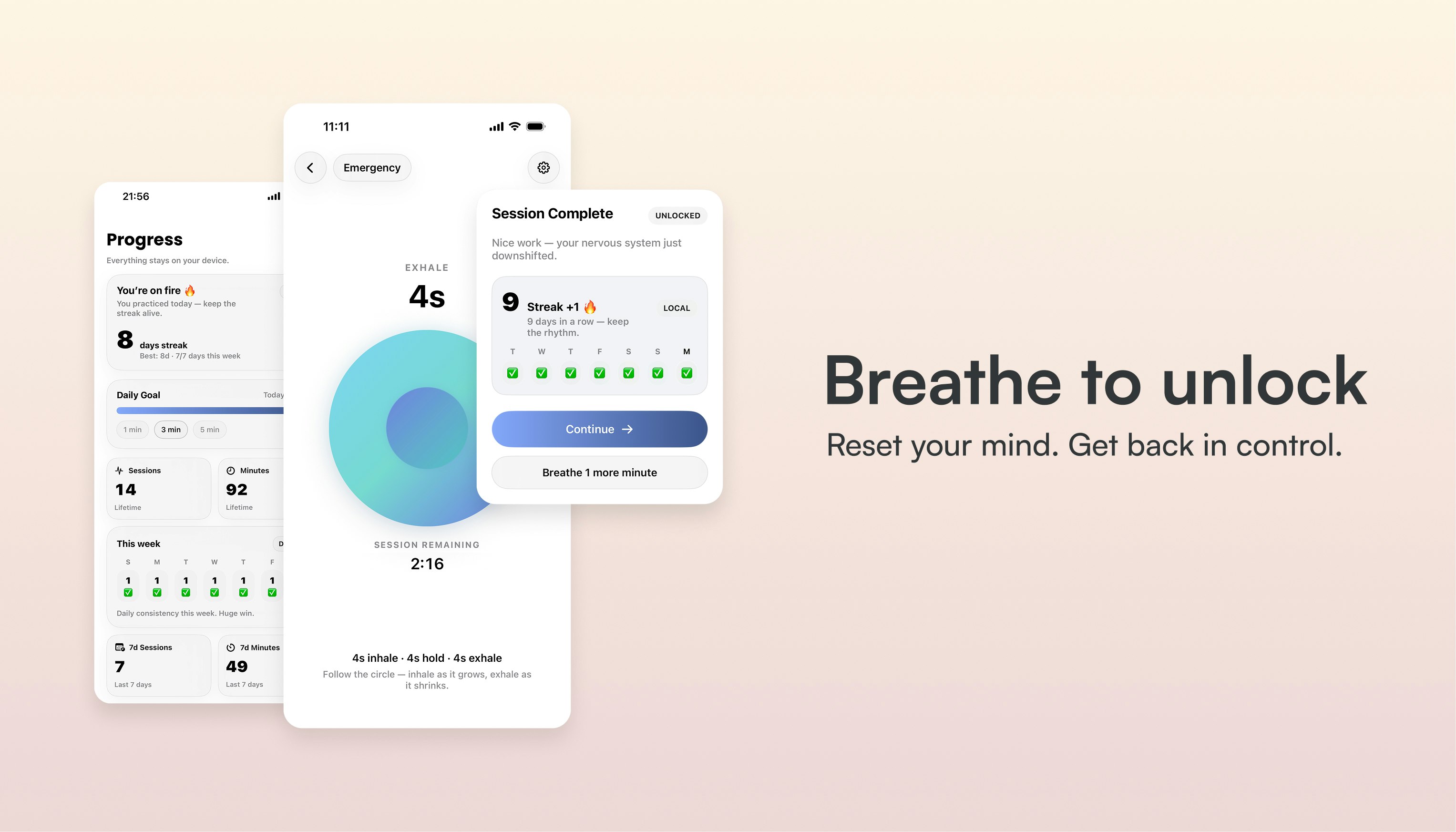 BreathLock — Lock Apps Until You Breathe gallery image