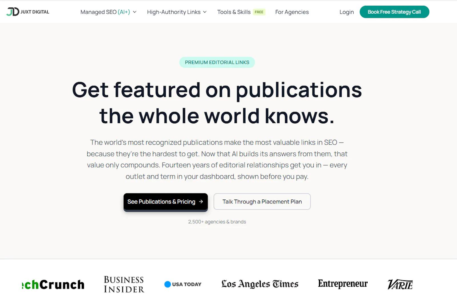 JuxtDigital - Premium Editorial Links screenshot 1