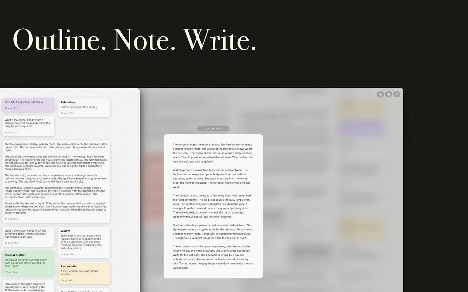 Sonetia: Plan & Write Novels screenshot 7
