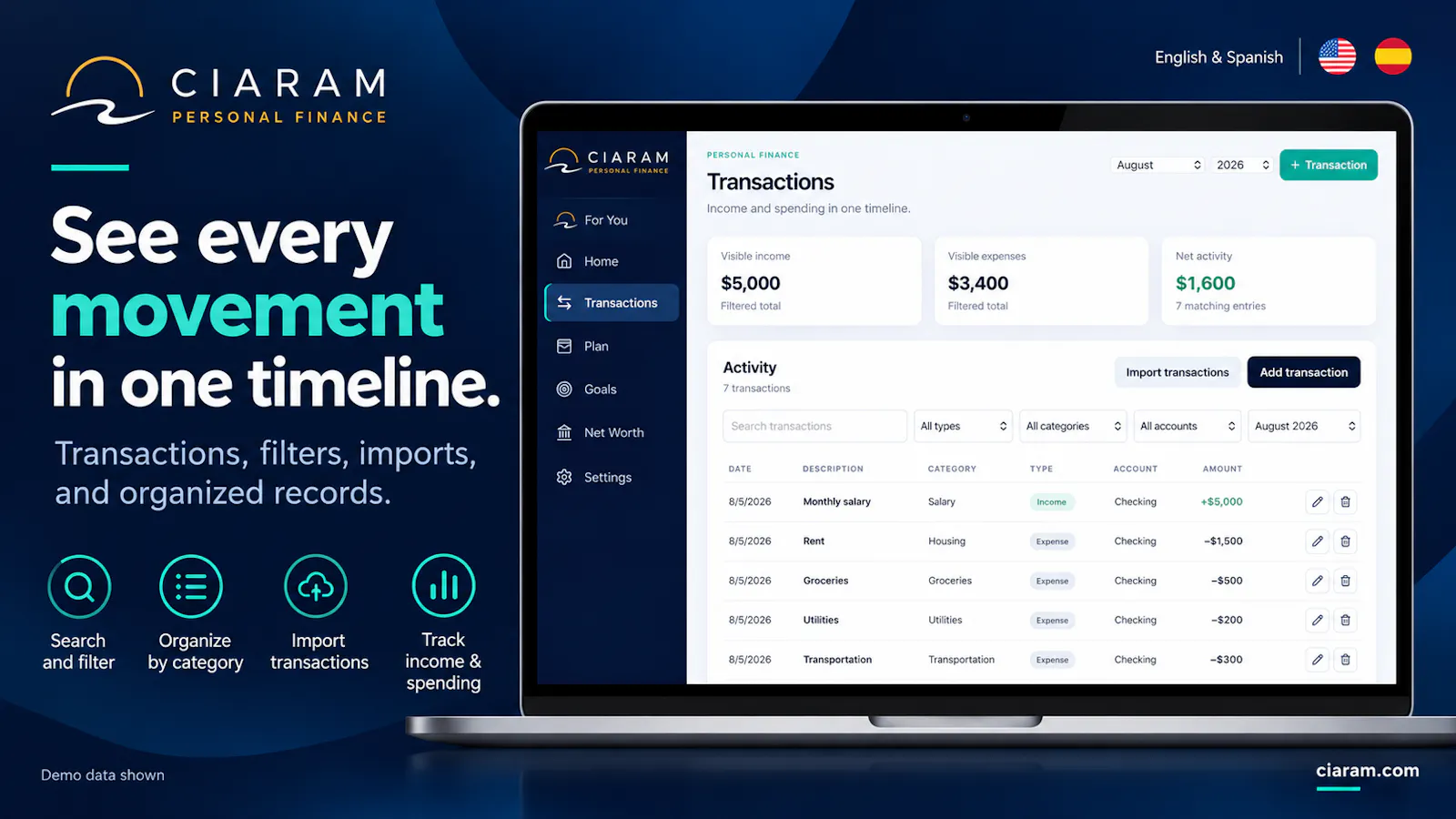 CIARAM Personal Finance screenshot 4