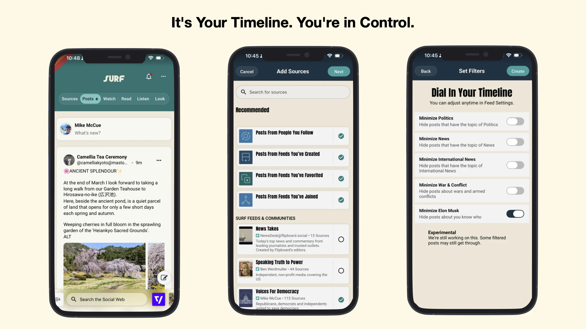 Surf Social Websites screenshot 1