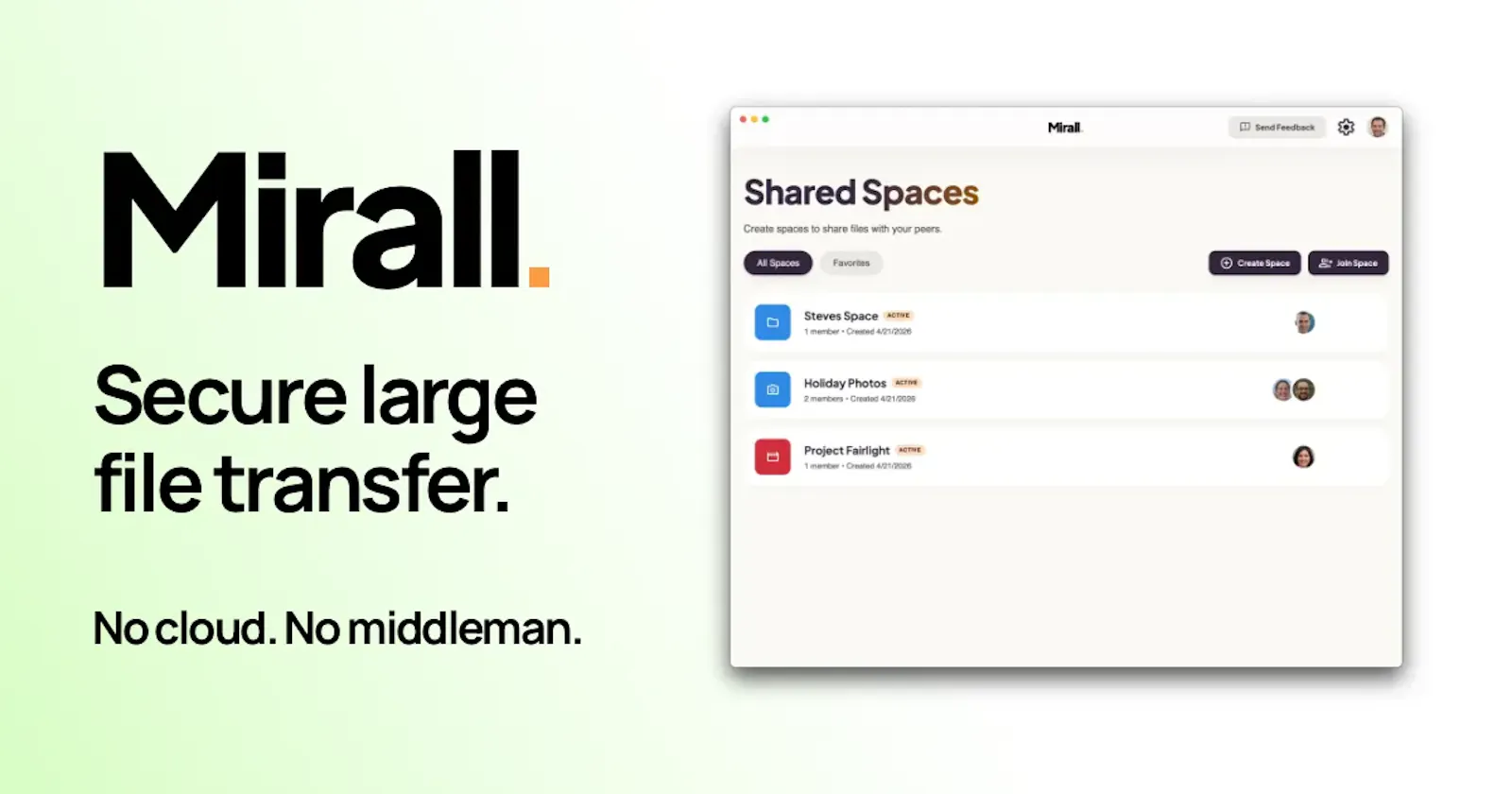 Mirall screenshot 1