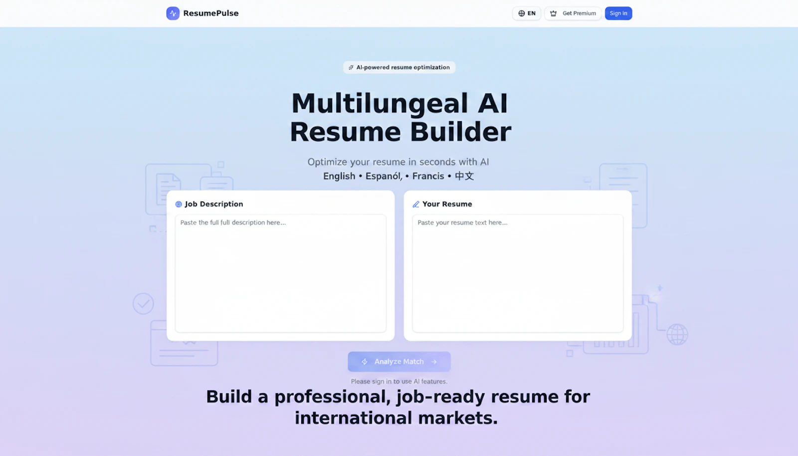 ResumePulse screenshot 1
