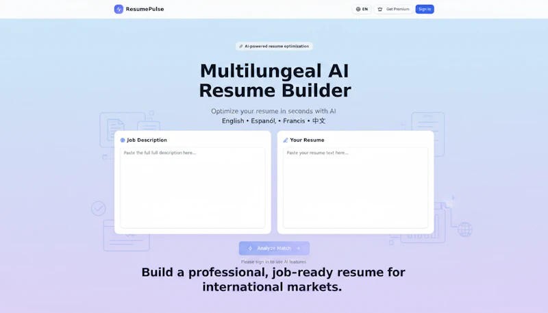 ResumePulse screenshot 1