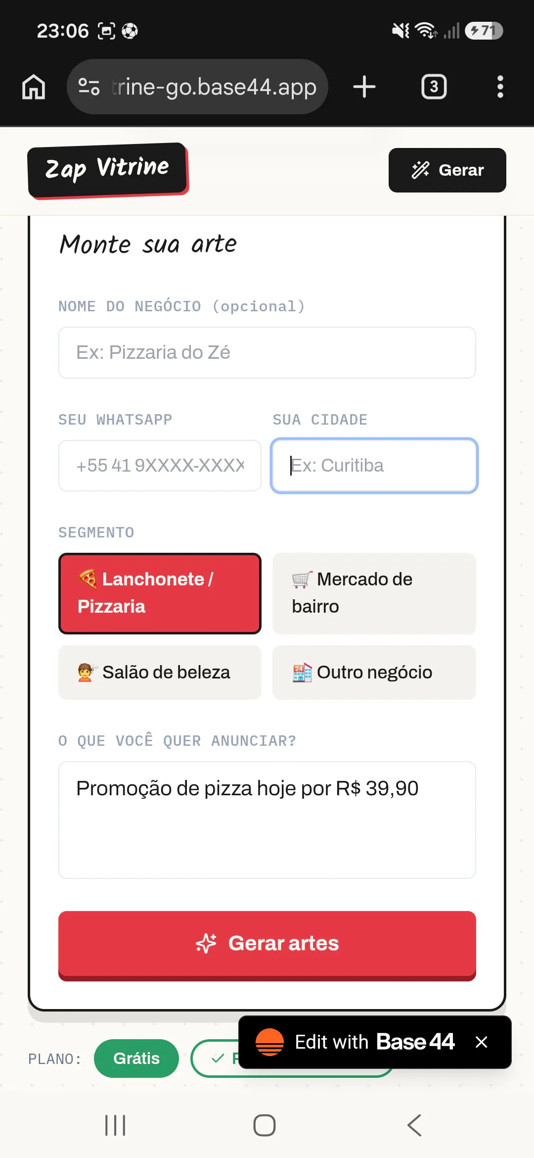 Zap Vitrine · Artes para o seu negócio gallery image