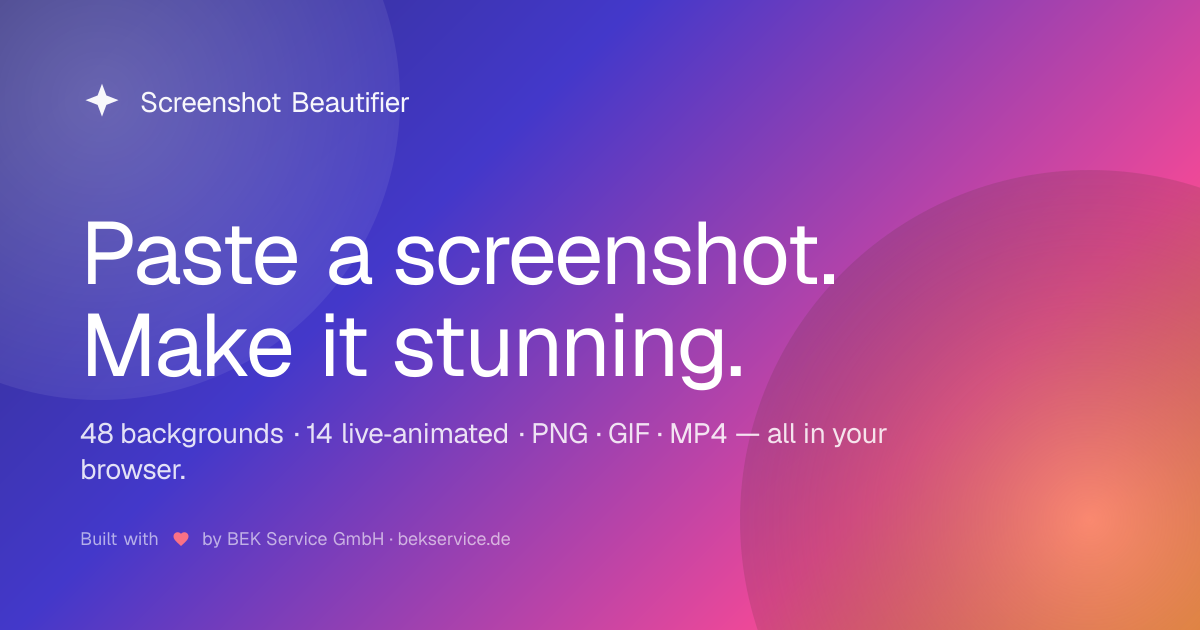 Screenshot Beautifier gallery image