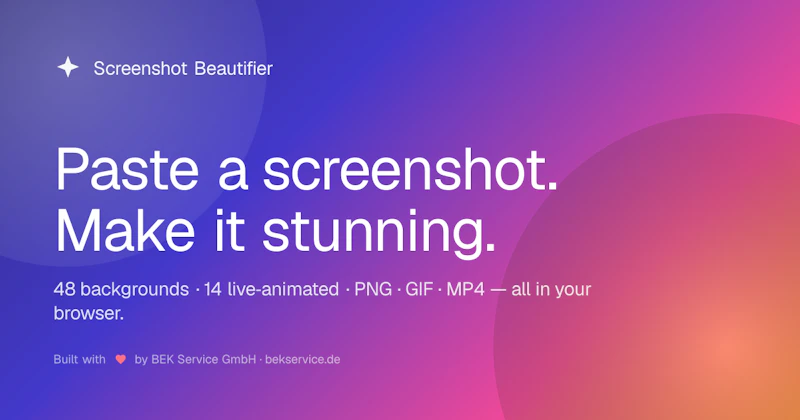 Screenshot Beautifier screenshot 1