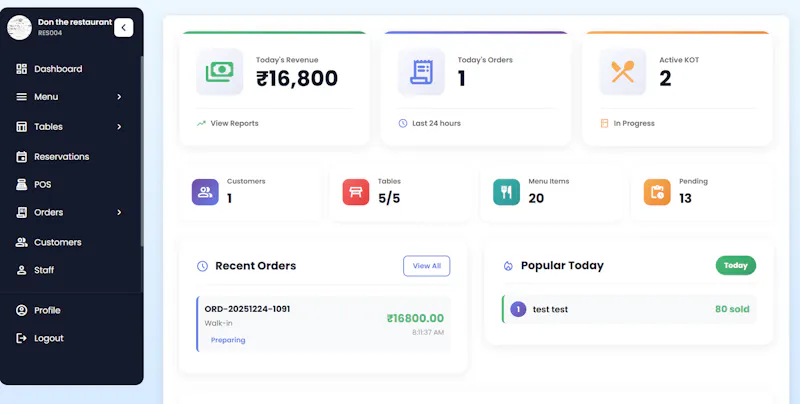 RestroGrow screenshot 1
