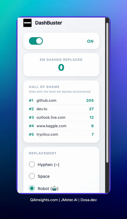 DashBuster screenshot 2