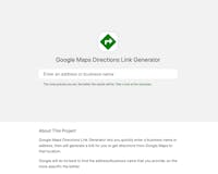 Google Maps Directions Link Generator media 1