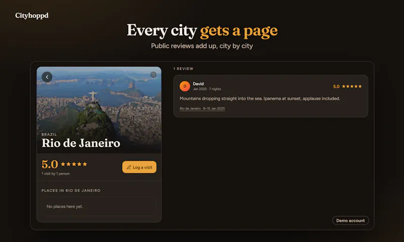 Cityhoppd screenshot 5