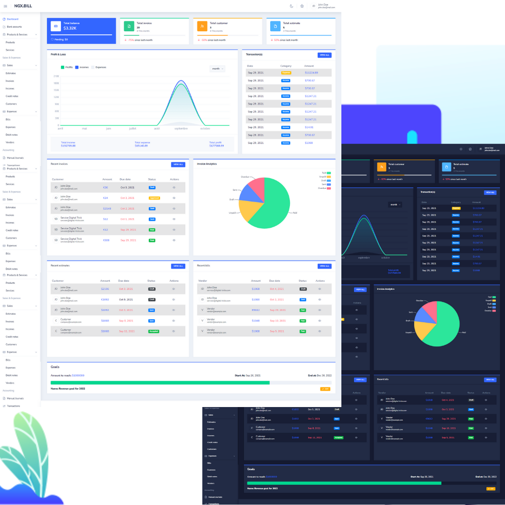 NGX.BILL Self hosted accounting/billing gallery image