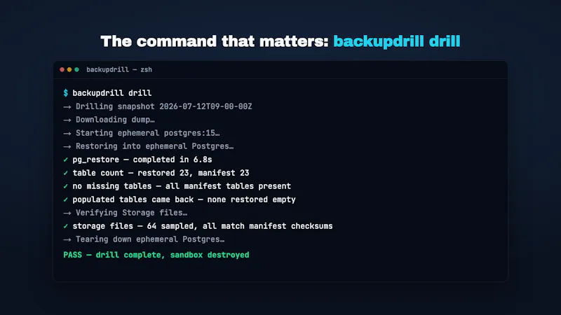 BackupDrill screenshot 4