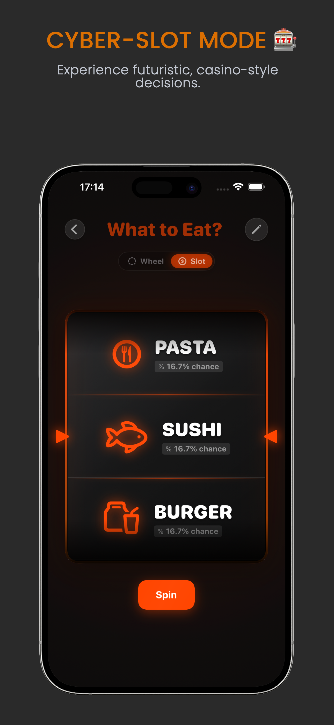 Optio: Cyberpunk Decision Maker - Screenshot 4 showing product features and functionality