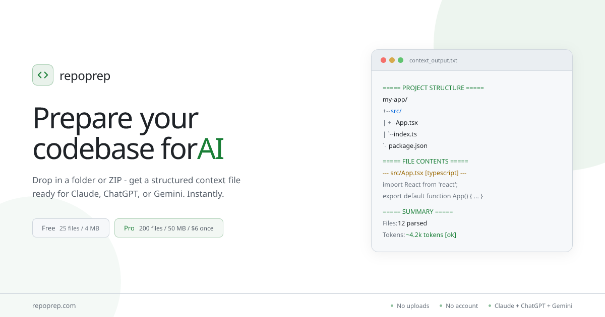 Repoprep gallery image