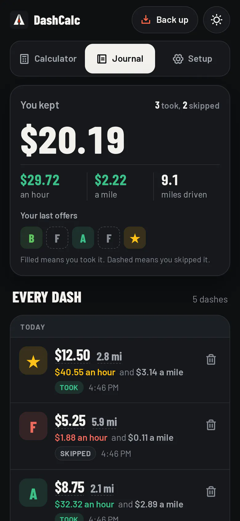 DashCalc gallery image
