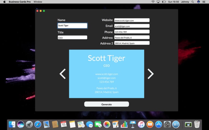Business Cards Studio