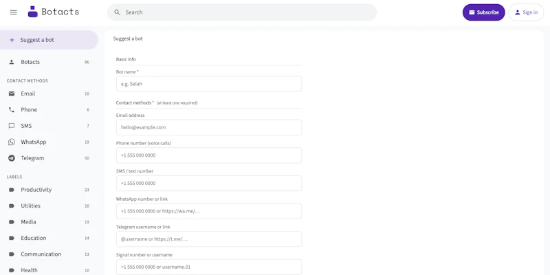 Botacts screenshot 4