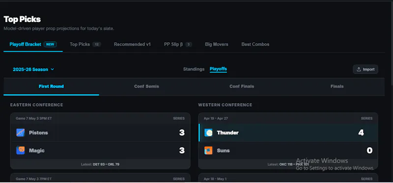 NBA Betting Management screenshot 2