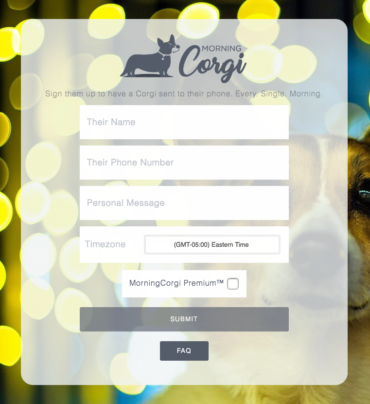 Morning Corgi gallery image