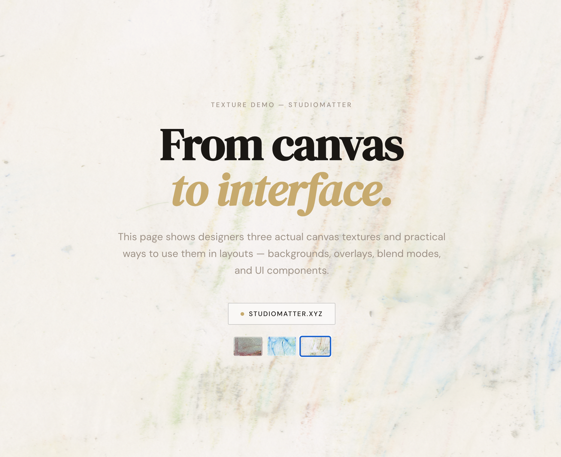 Studio Matter — Material UI Engine gallery image