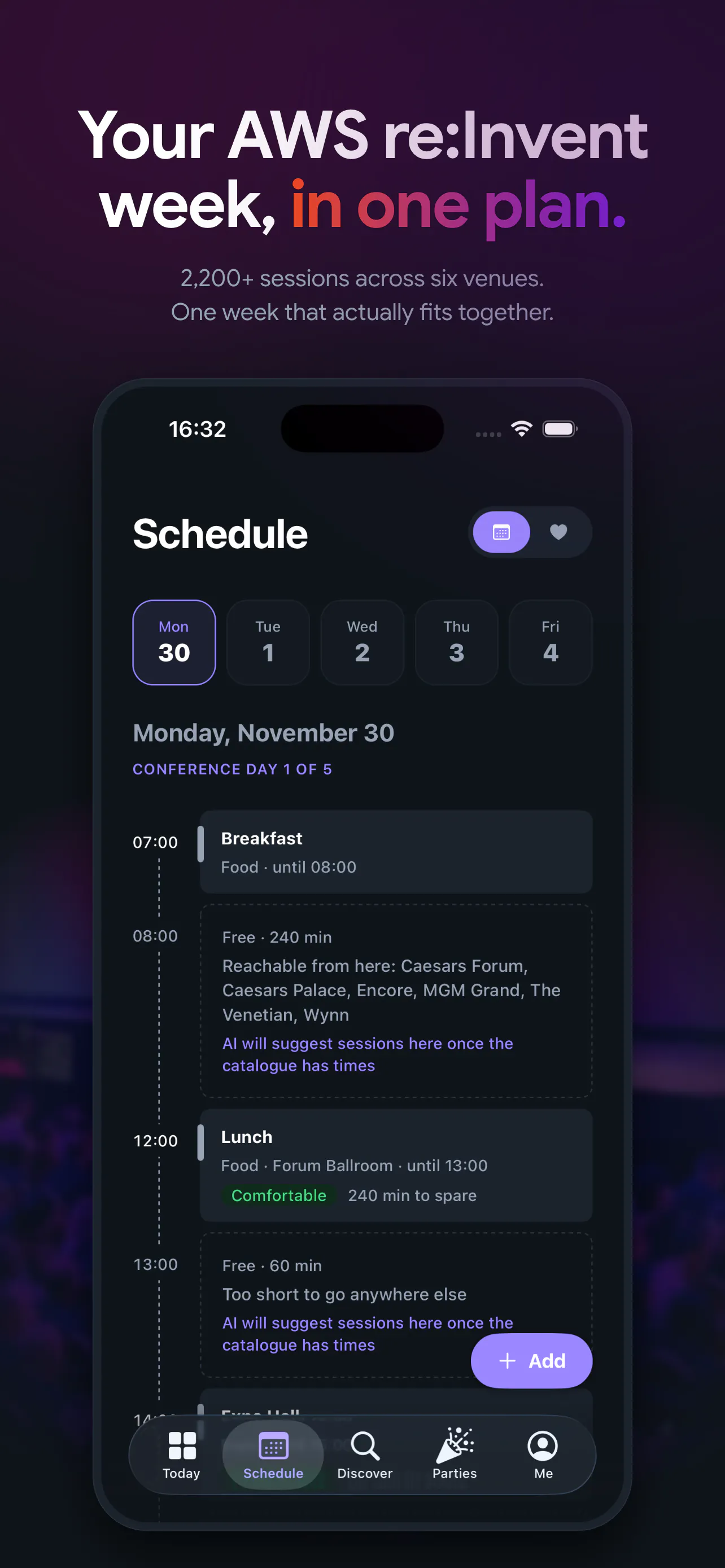 SessionStack - AWS re:Invent Planner gallery image