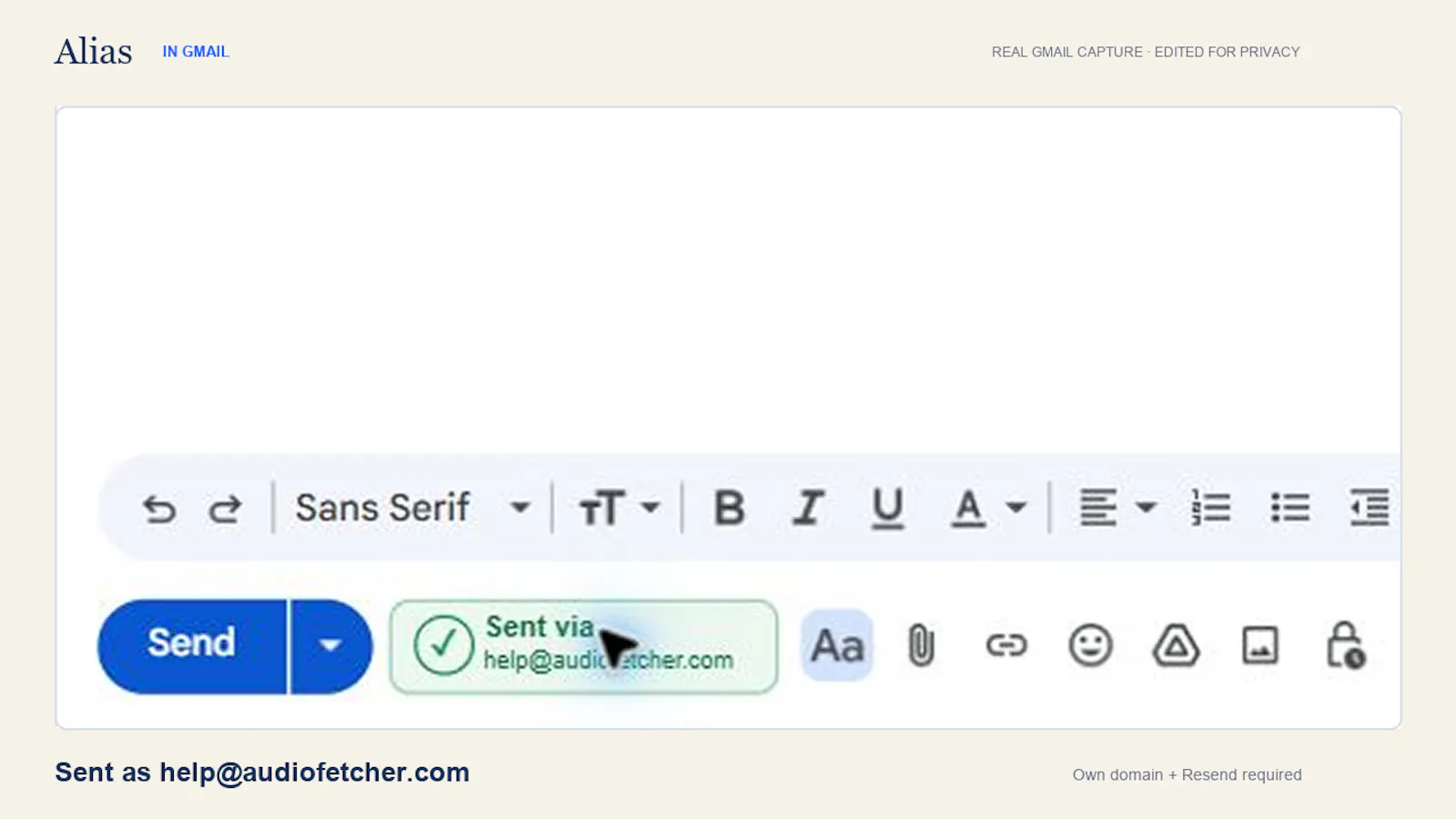 Alias screenshot 2