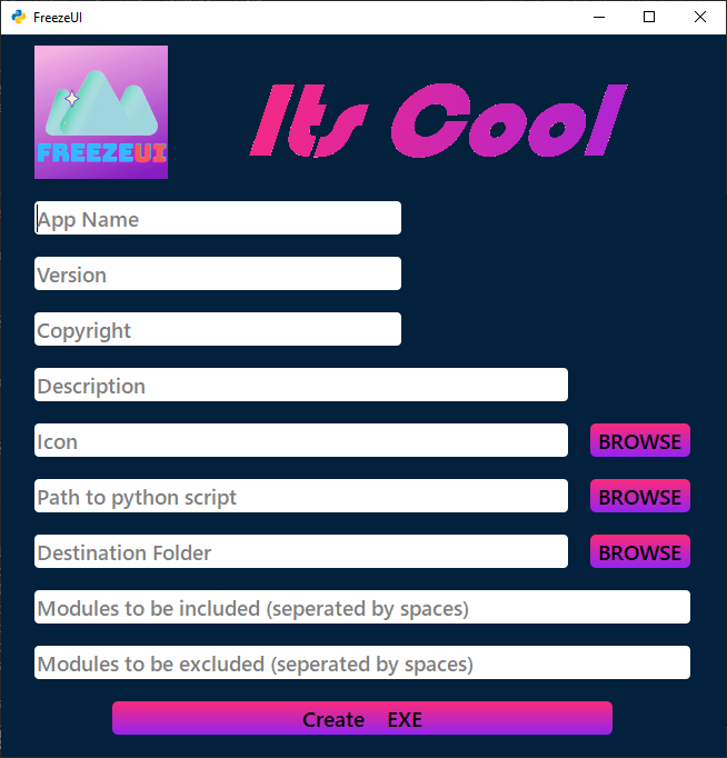 FreezeUI gallery image