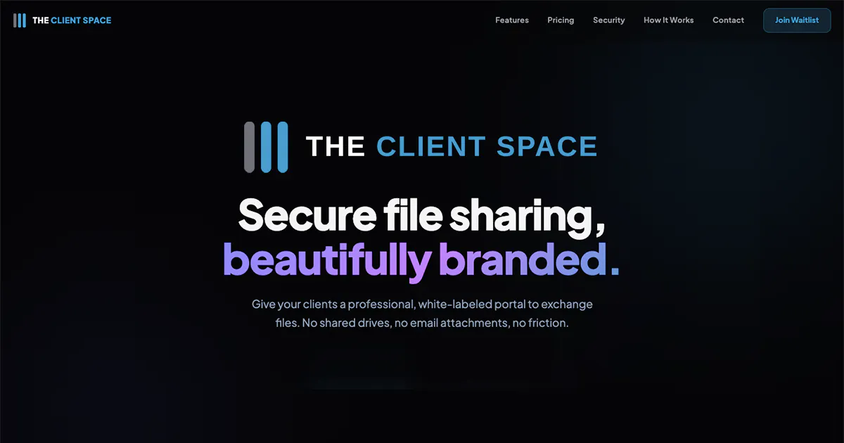 Banner del producto The Client Space