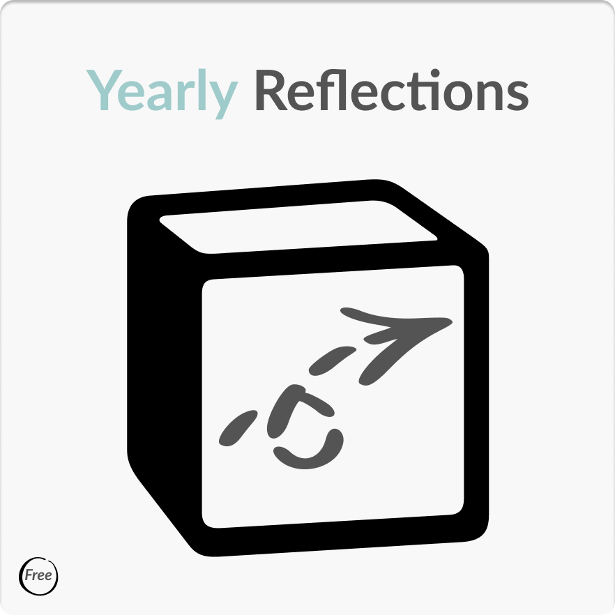 Yearly Reflection Template logo