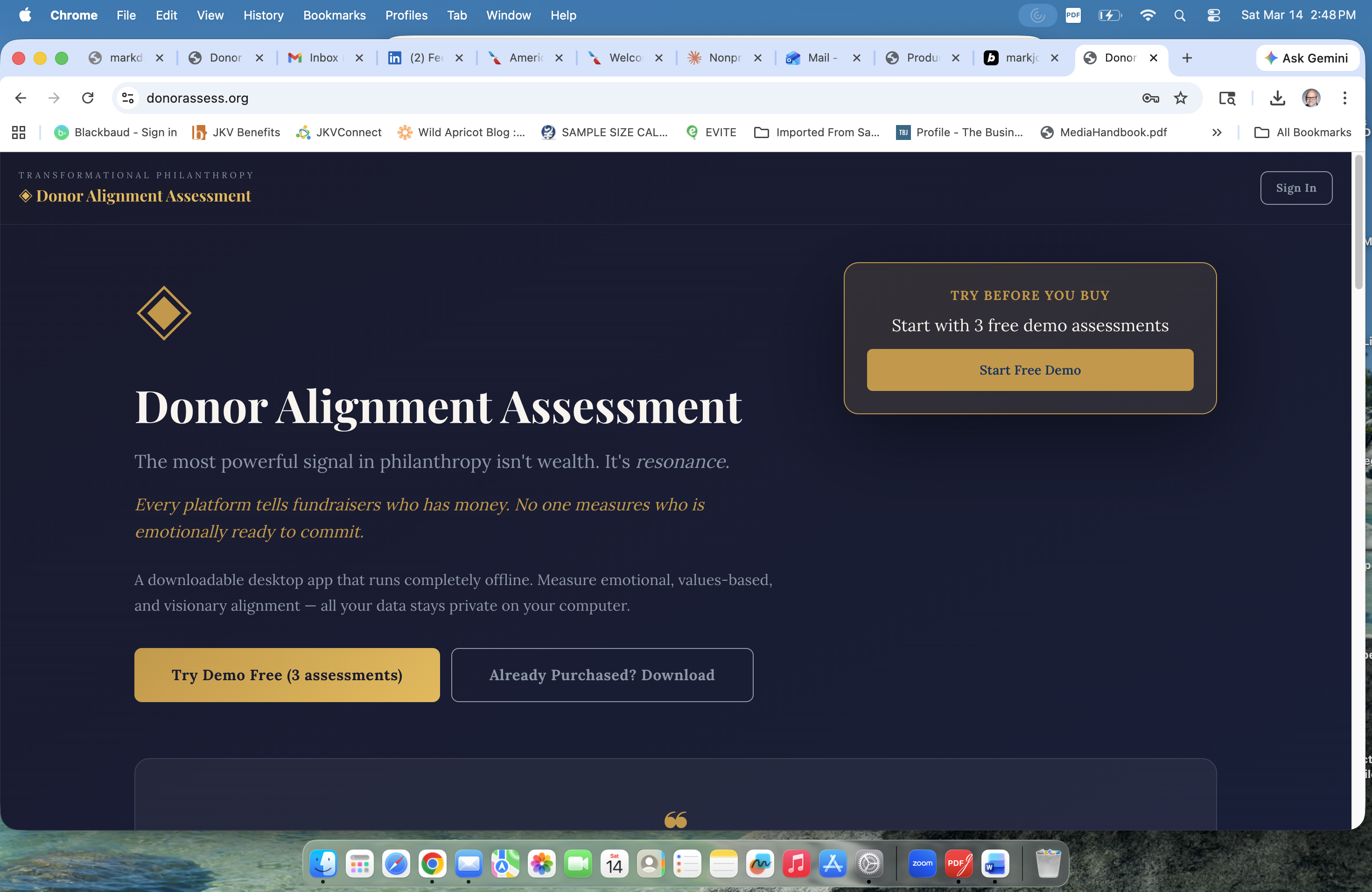 Donor Alignment Assessment media 2