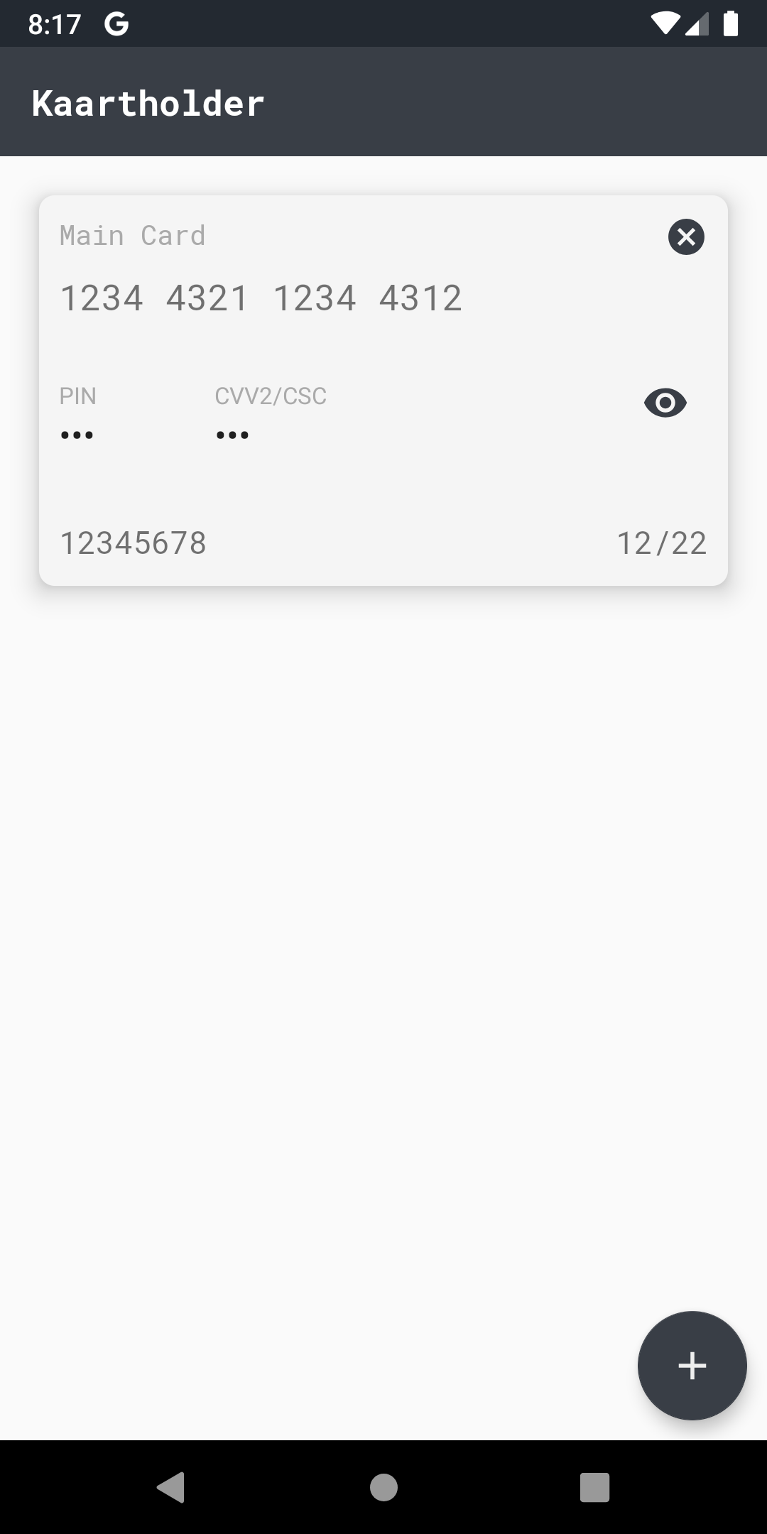 Kaartholder gallery image